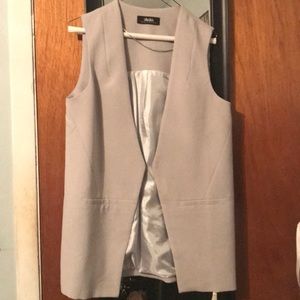 Lulus grey vest blazer